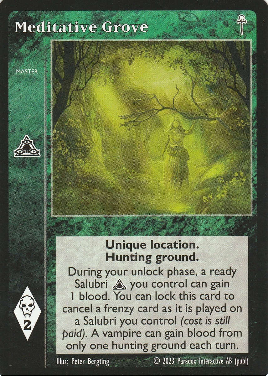 Meditative Grove x1 5th Edition Jyhad VTES