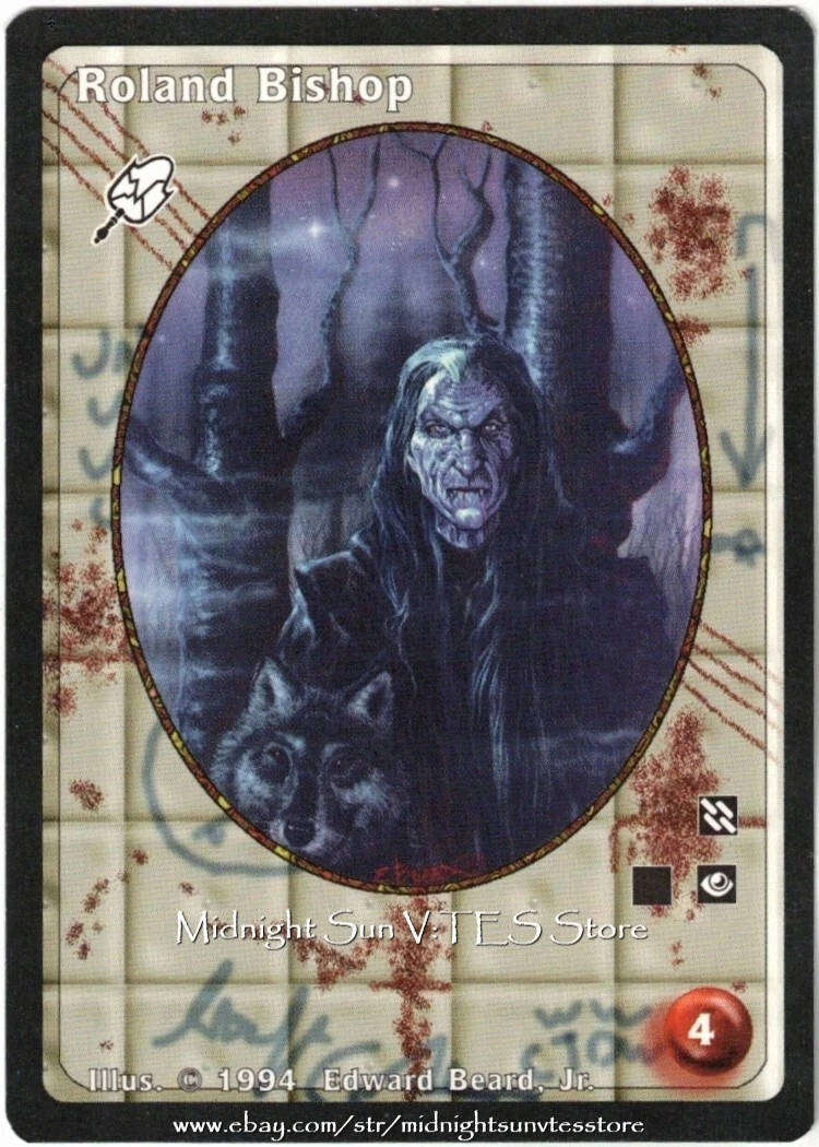 Roland Bishop x1 Malkavian TAE VTES Jyhad