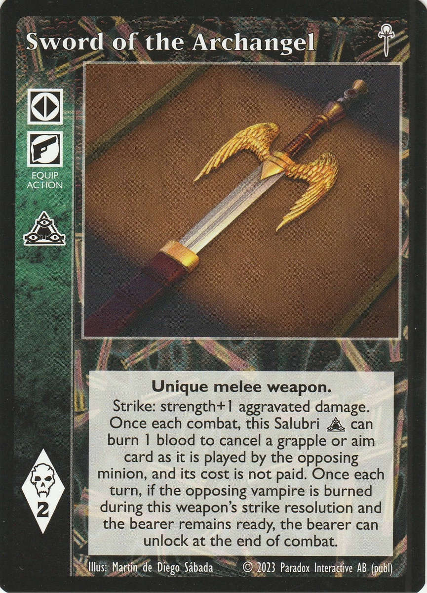 Sword of the Archangel x1 5th Edition VTES Jyhad