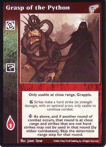 Grasp of the Python x1 KMW VTES Jyhad