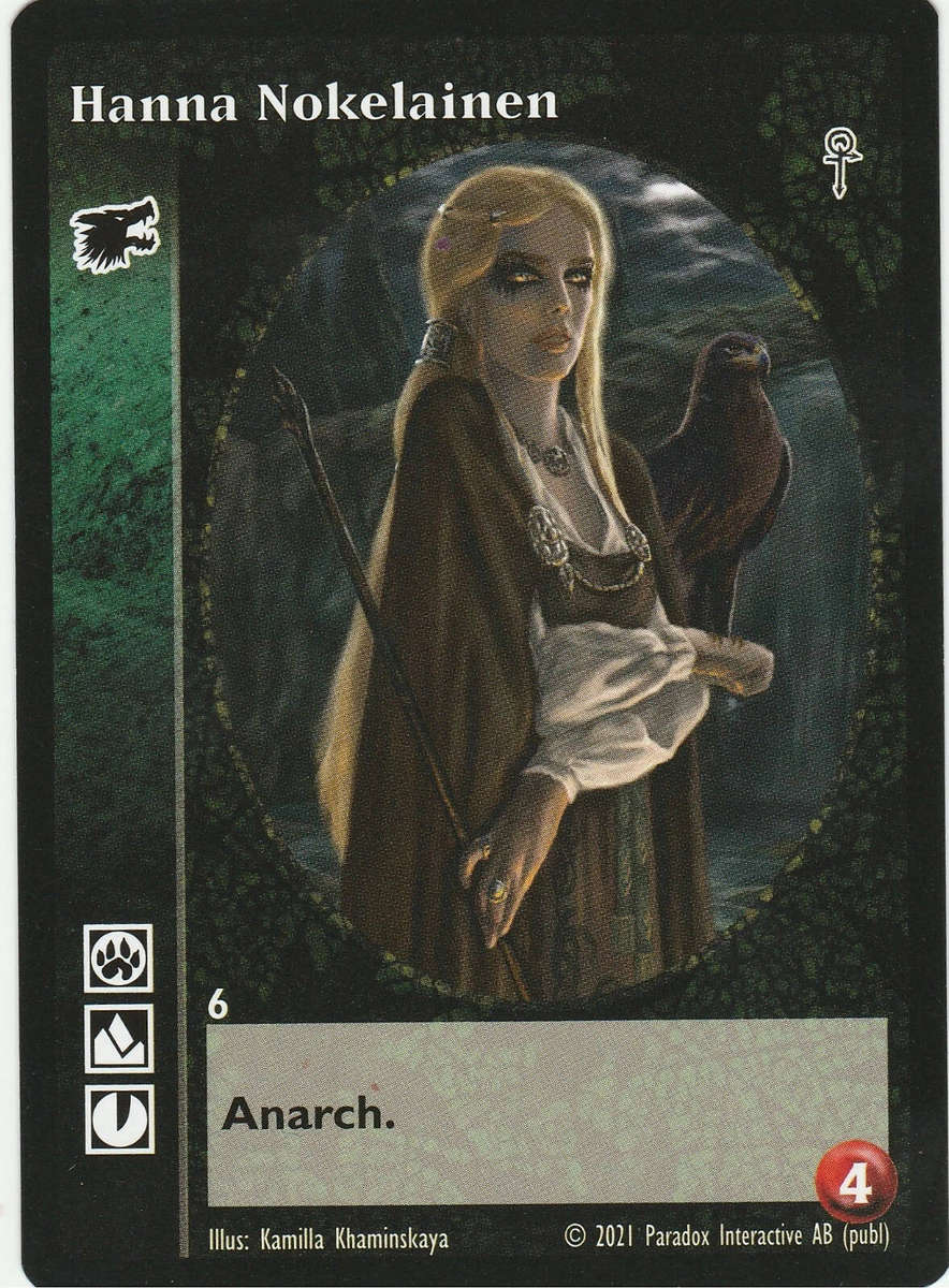Hanna Nokelainen x1 Gangrel 5th Edition Jyhad VTES
