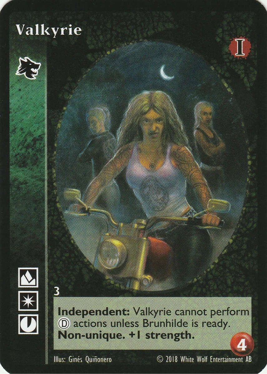 Valkyrie x1 Gangrel Anthology Reprint VTES Jyhad