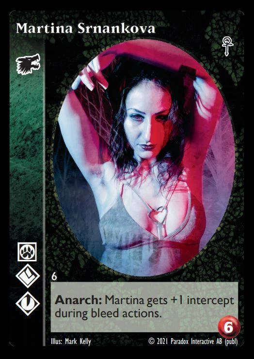 Martina Srnankova x1 Gangrel 5th Edition Jyhad VTES