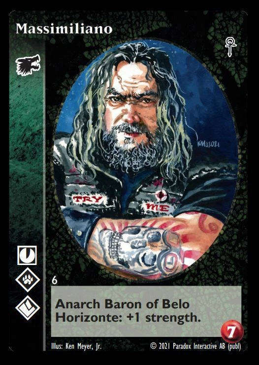 Massimiliano x1 Gangrel 5th Edition Jyhad VTES