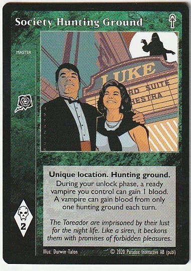 Society Hunting Ground x1 5th Edition VTES Jyhad