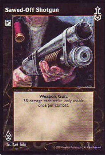 Sawed-Off Shotgun x1 SW CE VTES Jyhad 3rd Ed