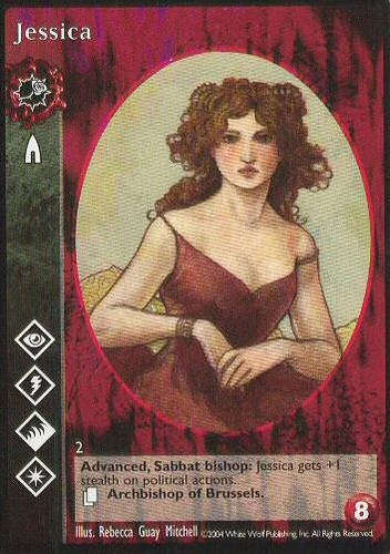 Jessica (ADV) x1 Toreador antitribu Promo Jyhad VTES
