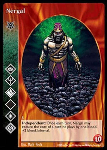 Nergal x1 Baali 2005 White Wolf Promo VTES Jyhad PKP