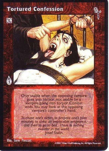 Tortured Confession x1 FN Jyhad VTES