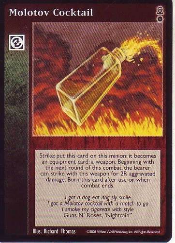 Molotov Cocktail x1 Anarchs/Promo V:TES VTES