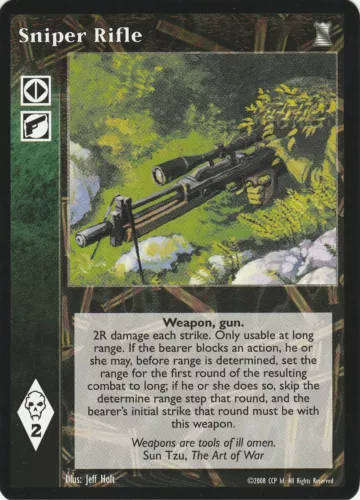 Sniper Rifle x1 KoT Jyhad VTES