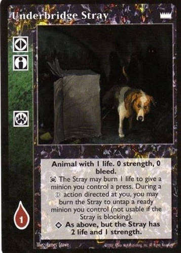 Underbridge Stray x1 5th Edition VTES Jyhad
