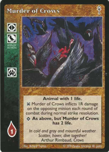 Murder of Crows x1 5th Edition Jyhad VTES