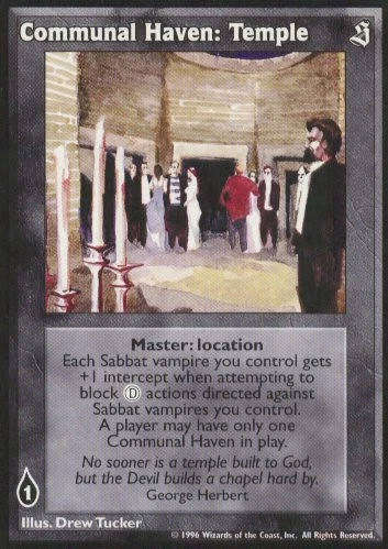 Communal Haven: Cathedral x1 3rd Ed BH Jyhad VTES