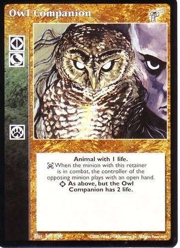 Owl Companion x1 New Blood VTES Jyhad