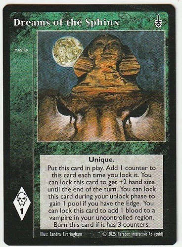 Dreams of the Sphinx x1 5th Edition Sabbat VTES Jyhad