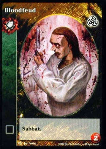 Bloodfeud x1 Malkavian antitribu 3rd Ed VTES Jyhad