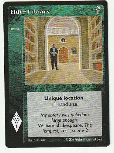 Elder Library x1 5th Edition VTES Jyhad
