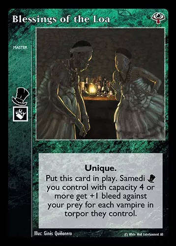 Blessings of the Loa x1 Lost Kindred LK VTES Jyhad