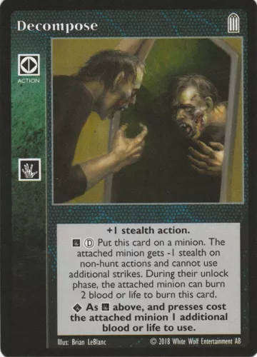 Decompose x1 Heirs to the Blood Reprint 1 HttB R1 VTES Jyhad