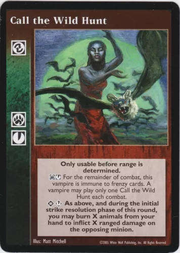 Call the Wild Hunt x1 Promo Jyhad VTES