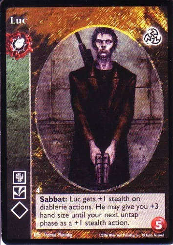 Luc x1 Malkavian antitribu 3rd Ed VTES Jyhad