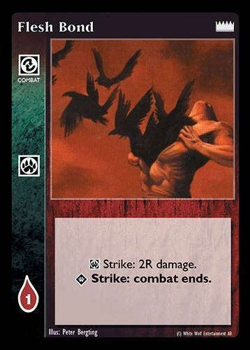 Flesh Bond x1 Lords of the Night V:TES VTES Vampire CCG