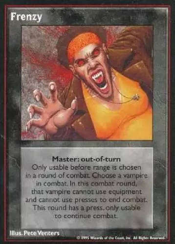 Brujah Frenzy x1 VTES Jyhad