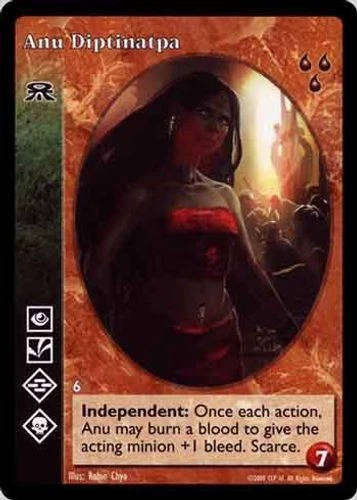 Anu Diptinatpa x1 Nagaraja Heirs to the Blood Reprint 1 HttB R1 VTES Jyhad