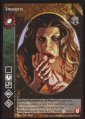 Imogen x1 Malkavian antitribu SE VTES Jyhad