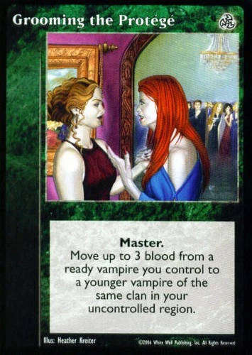 Grooming the Protege x1 New Blood V:TES VTES Vampire CCG