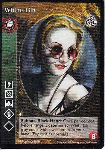 White Lily x1 Malkavian antitribu 3rd Ed VTES Jyhad