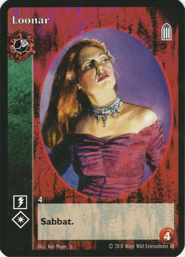Loonar x1 Toreador antitribu 3rd Ed Jyhad VTES