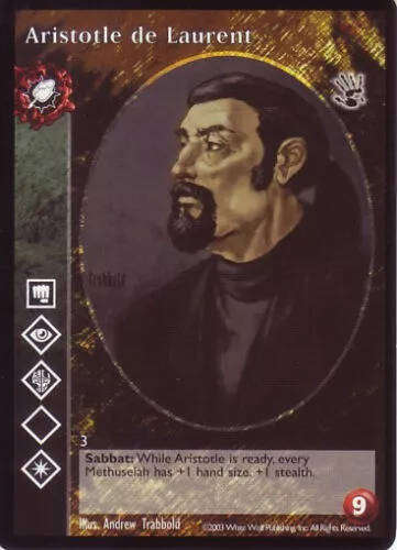 Aristotle de Laurent x1 Malkavian antitribu BH VTES Jyhad