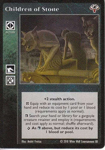 Children of Stone x1 Lost Kindred LK VTES Jyhad