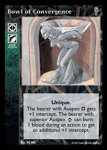 Bowl of Convergence x1 Black Chantry Reprint VTES Jyhad