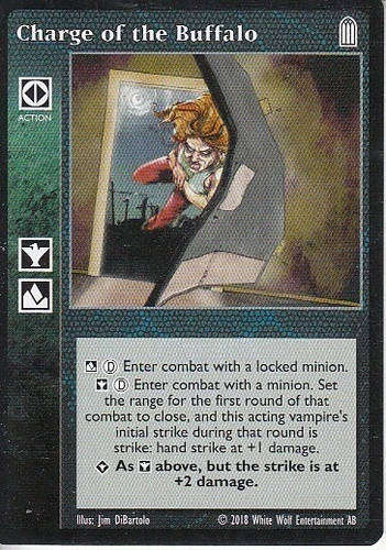 Charge of the Buffalo x1 VTES CCG HttB 2 reprint