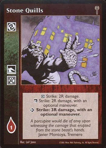 Stone Quills x1 BL LoB VTES Jyhad