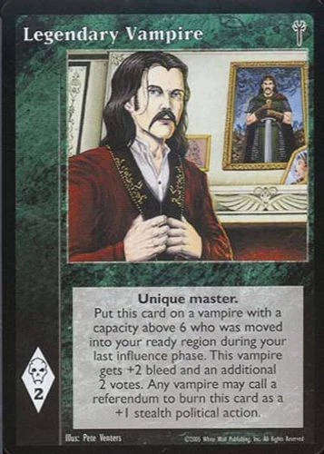 Legendary Vampire x1 FN DS Lot A Jyhad VTES
