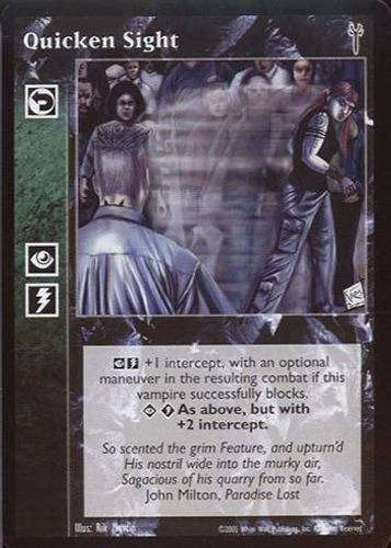 Quicken Sight x1 Black Hand V:TES VTES Vampire CCG