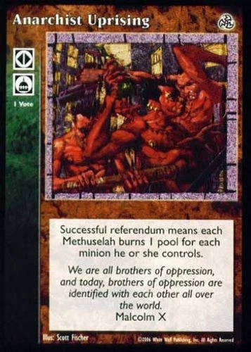 Anarchist Uprising x1 SE SW AE 3rd Ed Jyhad VTES