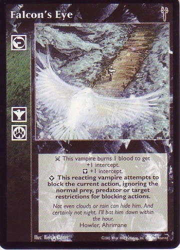 Falcon's Eye x1 BL LoB Lot B Jyhad VTES