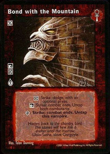 Bond with the Mountain x1 Bloodlines V:TES VTES Vampire CCG