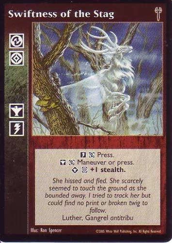 Swiftness of the Stag x1 BL LoB VTES Jyhad