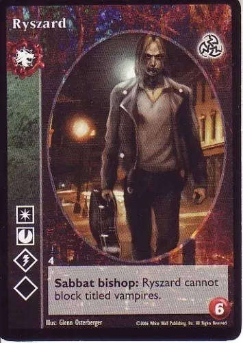 Ryszard x1 Gangrel antitribu 3rd Ed VTES Jyhad