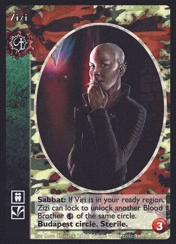 Zizi x1 Blood Brothers Anthology Reprint VTES Jyhad