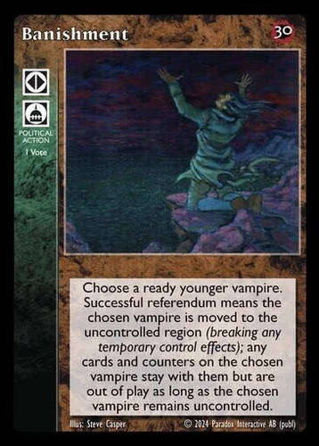 Banishment x1 30th Anniversary Edition VTES Jyhad