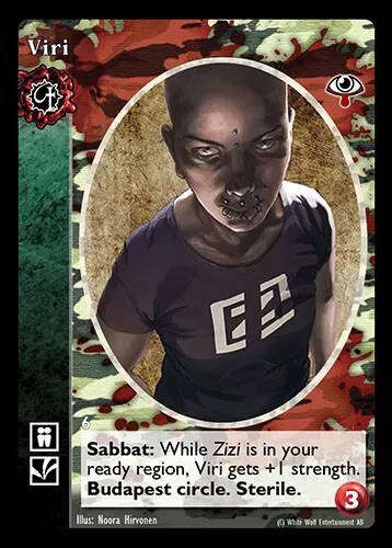 Viri x1 Blood Brothers Anthology Reprint VTES Jyhad