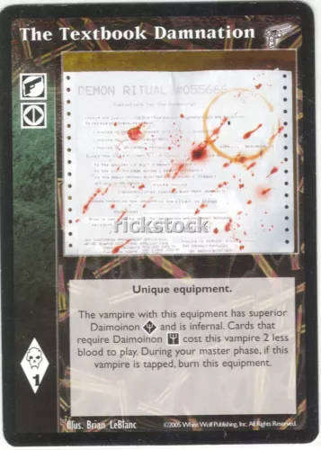 The Textbook Damnation x1 KMW VTES Jyhad