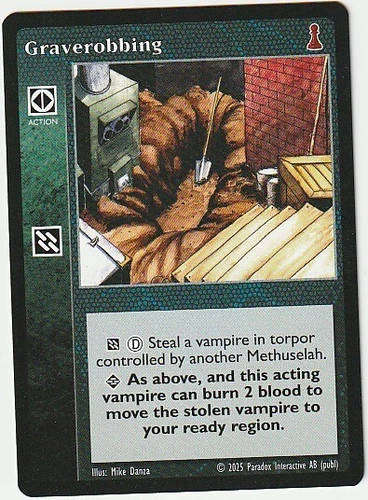 Graverobbing x1 5th Edition Sabbat Jyhad VTES